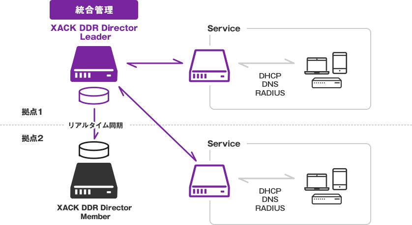 XACK DDR Directorの図解